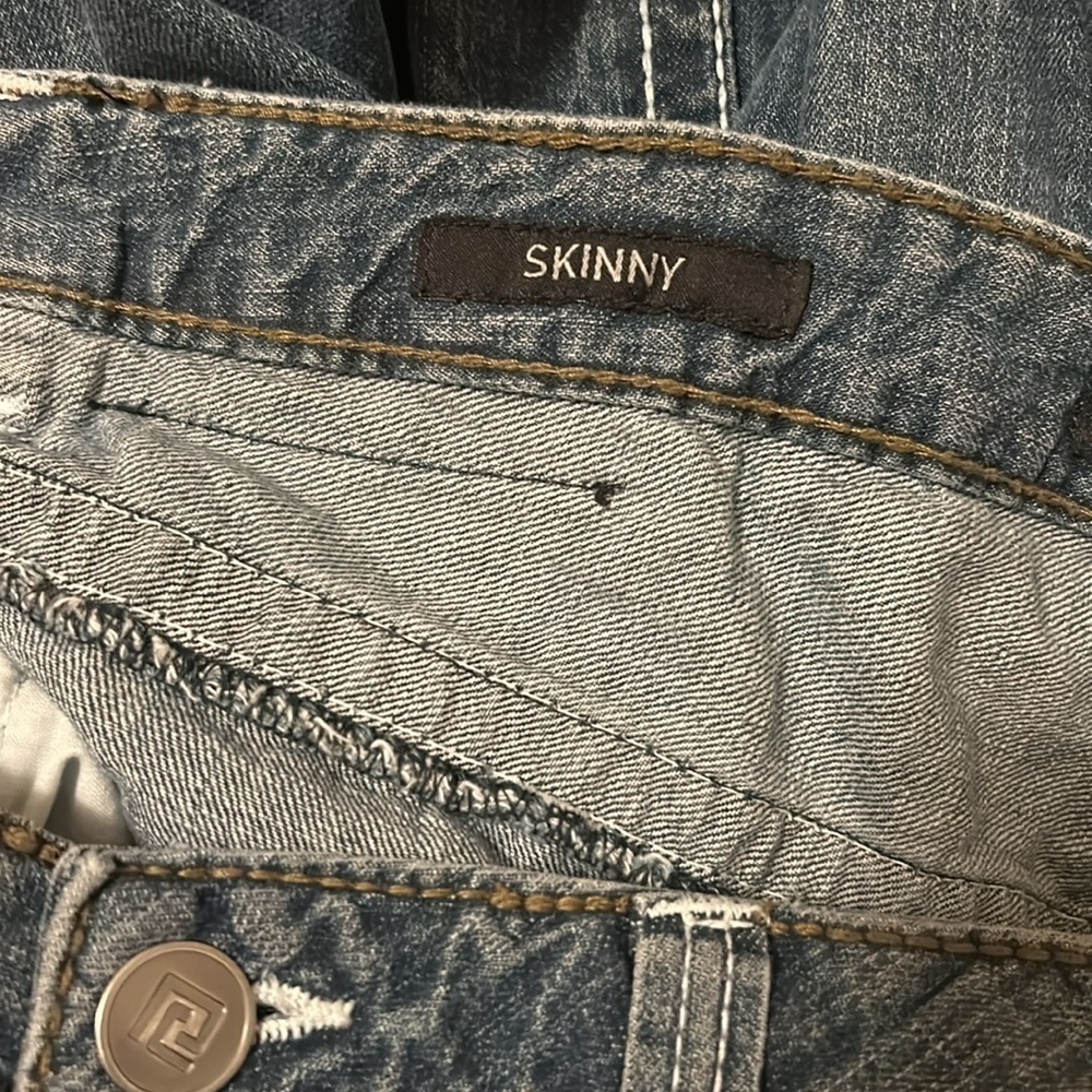 Black Brand Skinny Dark Blue Denim Jeans 34 x 32 - Picture 9 of 11